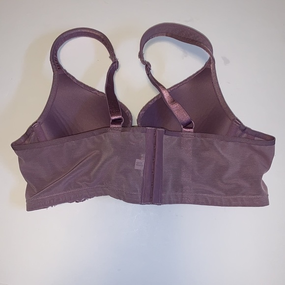 Déesse Lingerie Lavender Mesh and Lace Push Up Bra - Women’s Size 36B / B36 - Picture 3 of 9